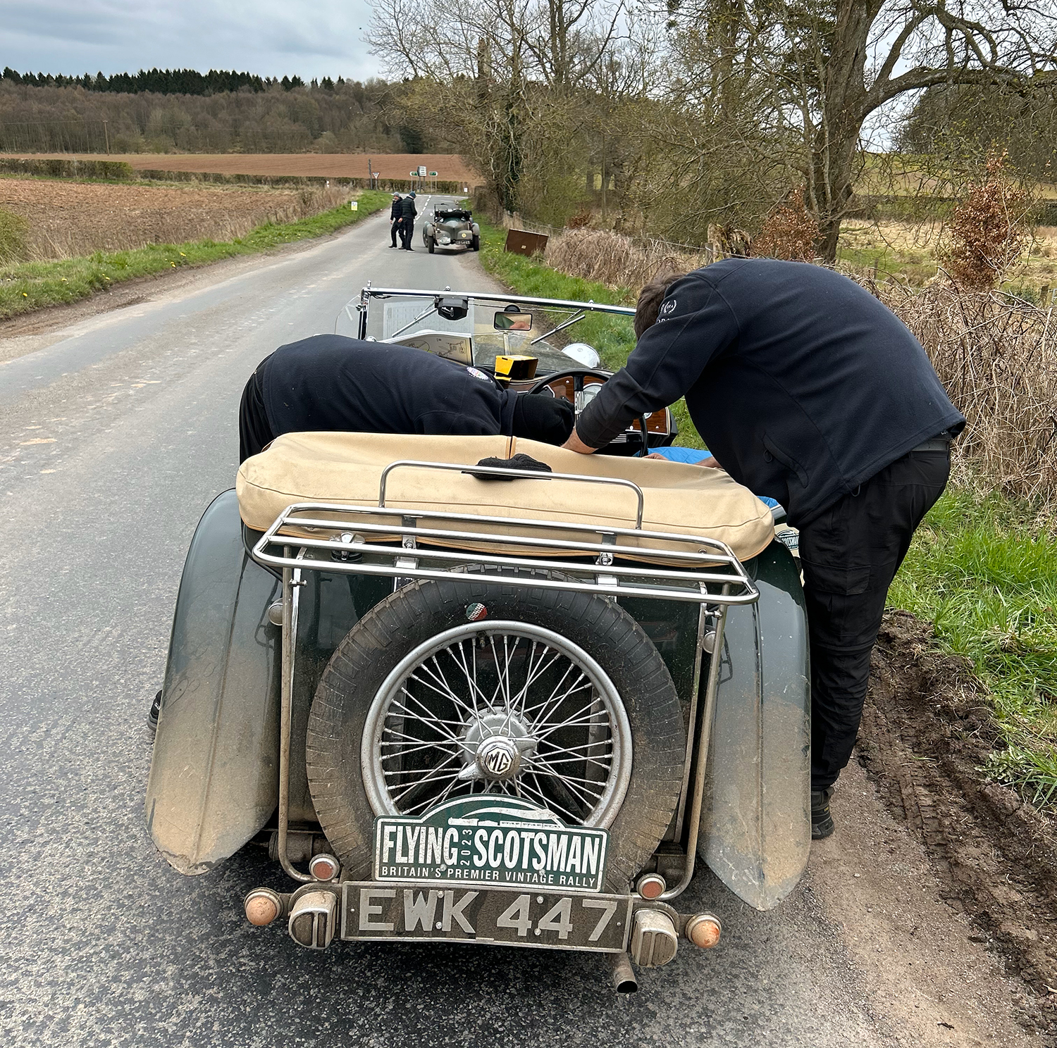 Stopped for Brake Repair